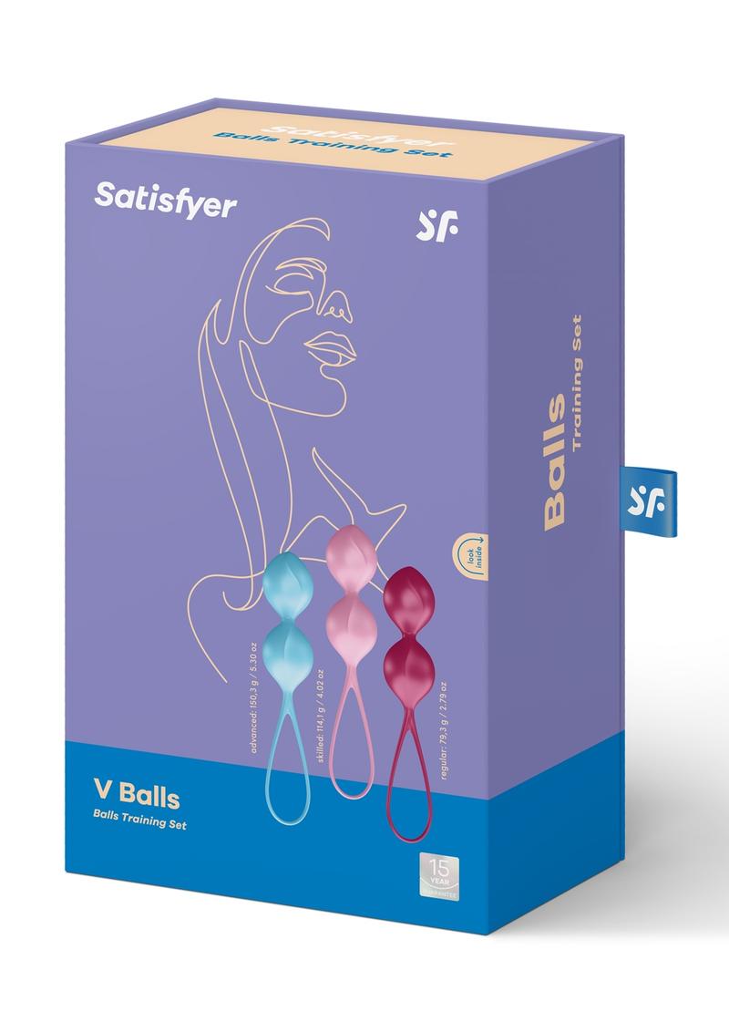 Satisfyer V Balls Training Set Weighted Kegel Balls
