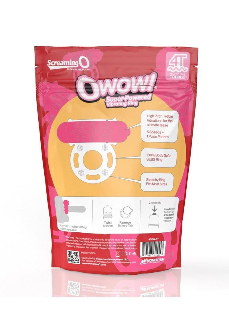 Screaming O 4T O Wow Super Powered Vibrating Ring