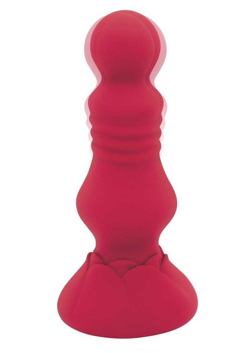 Secret Kisses Floret Rechargeable Vibrating Butt Plug