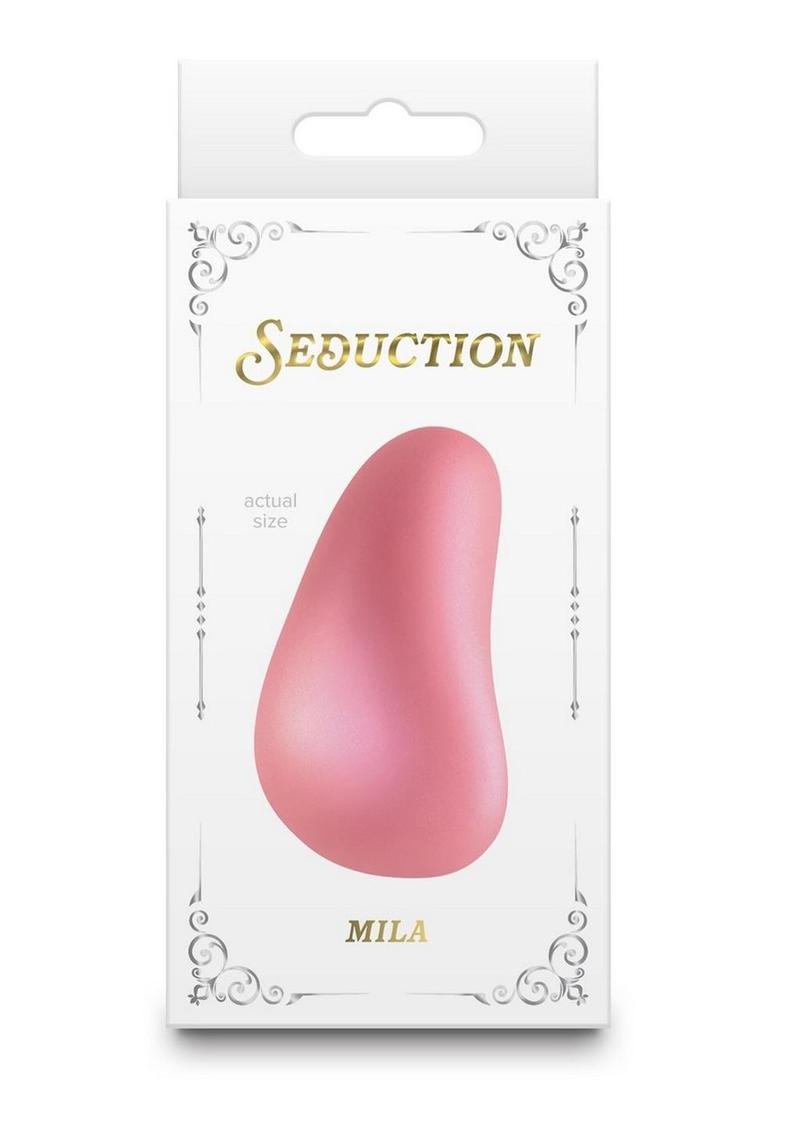 Seduction Mila Rechargeable Silicone Massager – Rose Gold