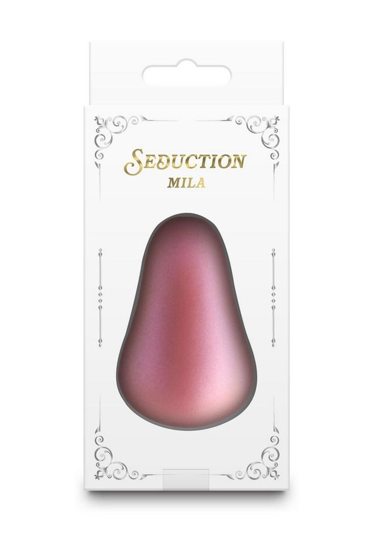 Seduction Mila Rechargeable Silicone Massager – Rose Gold