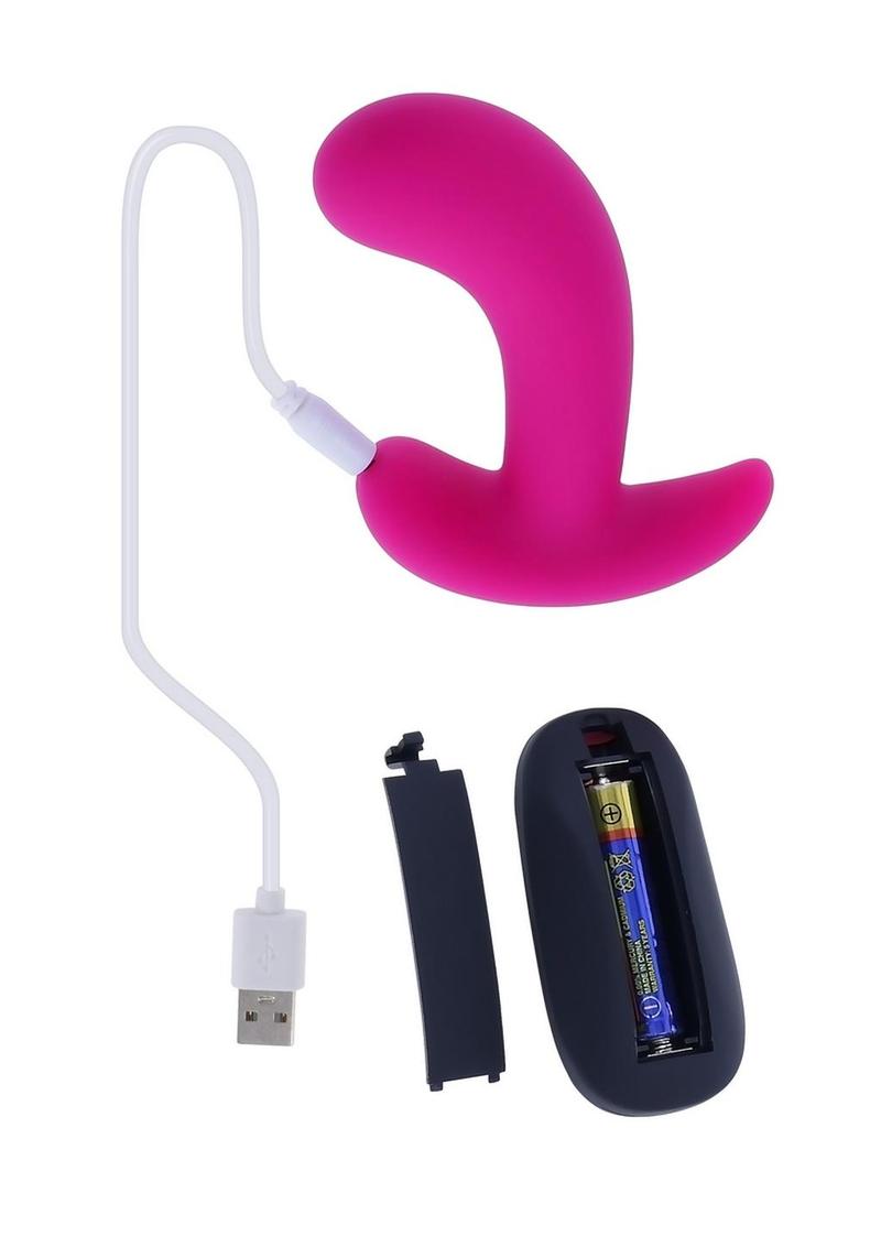 Selopa Hooking Up Rechargeable Silicone Anal Plug with Remote