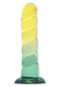 Shades Swirl Dildo With Suction Cup