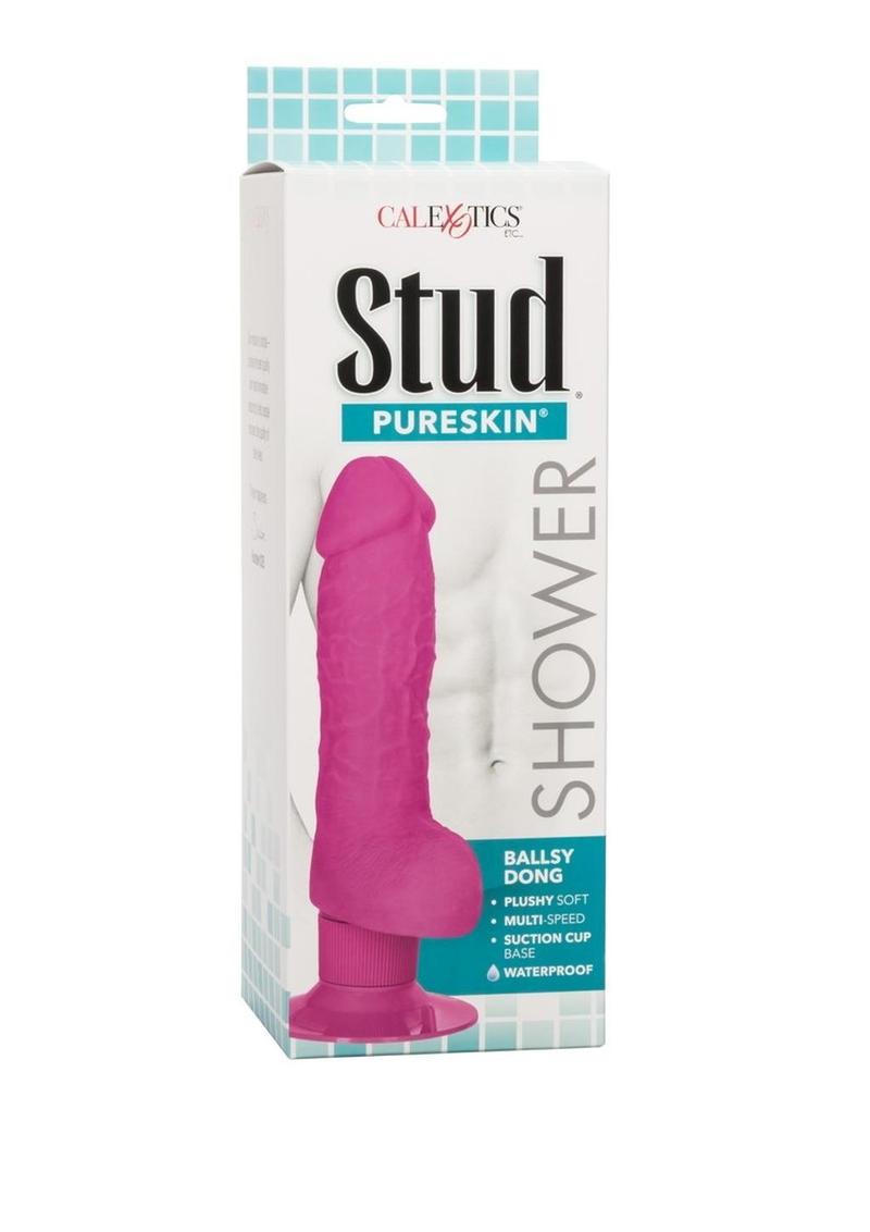 Shower Stud Ballsy Dong Waterproof Vibrating Dildo with Suction Base