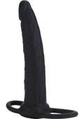 CalExotics Silicone Double Rider Cock Ring With Dual Penetration