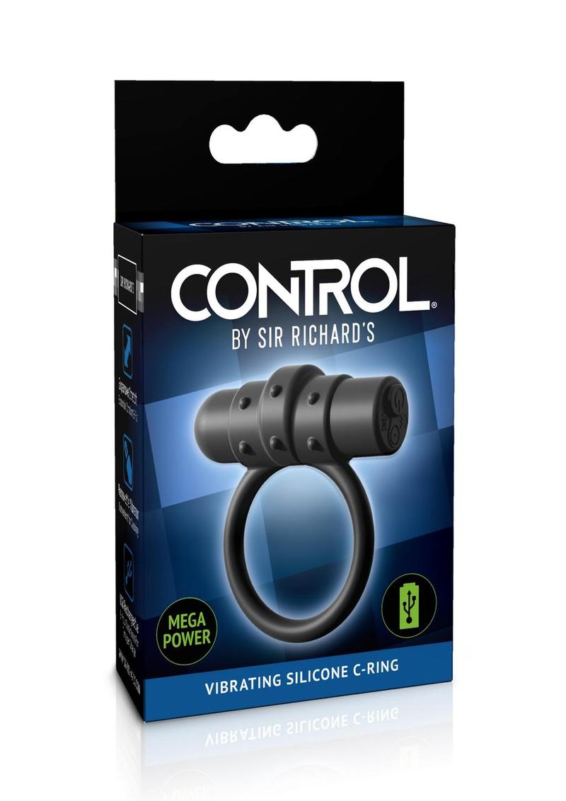Sir Richard’s Control USB Rechargeable Vibrating Silicone C Cock Ring