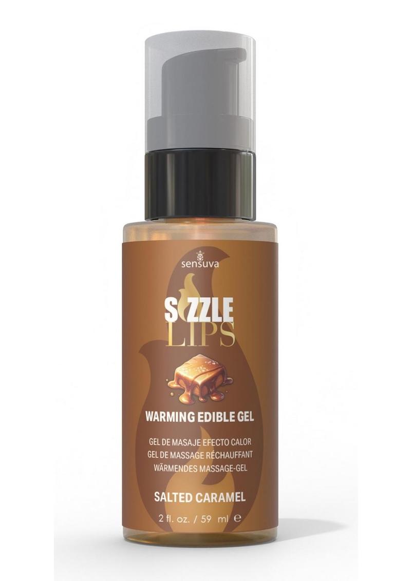 Sensuva Sizzle Lips Warming Edible Gel Salted Caramel
