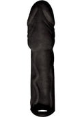 Skinsations Black Diamond Husky Lover Extension Sleeve Scrotum Strap