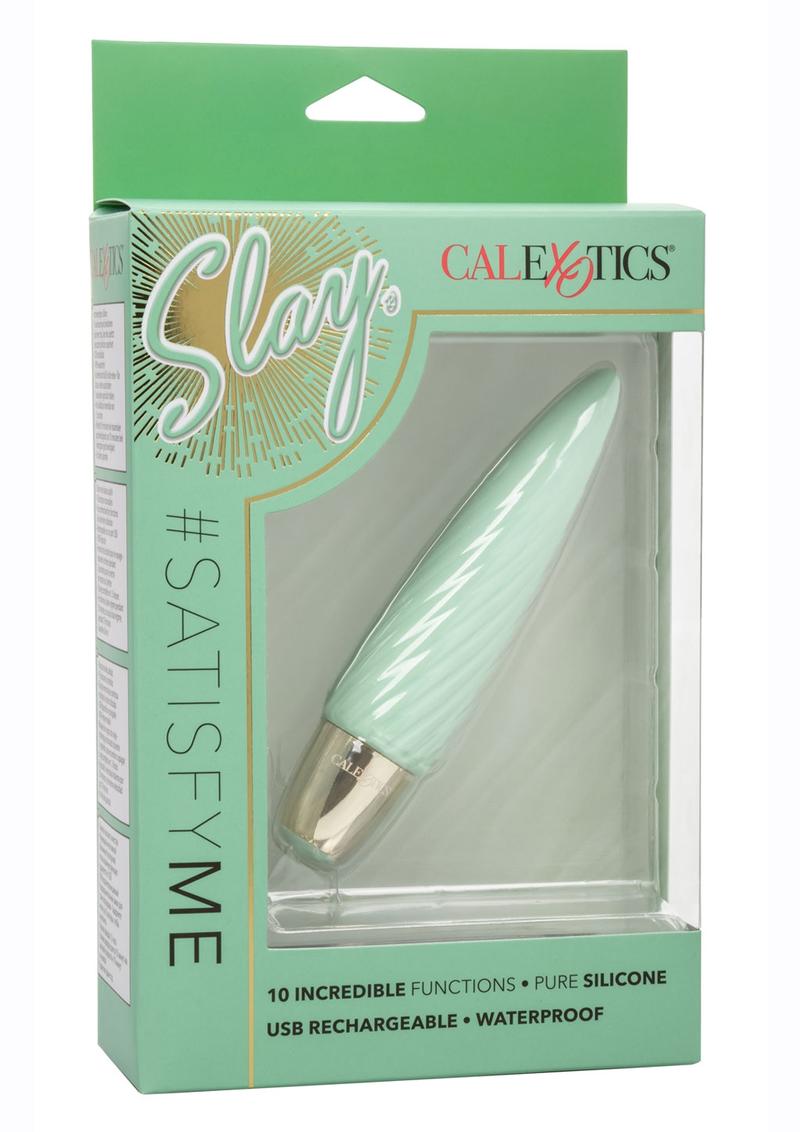 Slay SatisfyMe Rechargeable Silicone Bullet Vibrator
