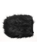 Sportsheets Spiked Sensory Mitt Black Soft Fur with Sensory Spikes