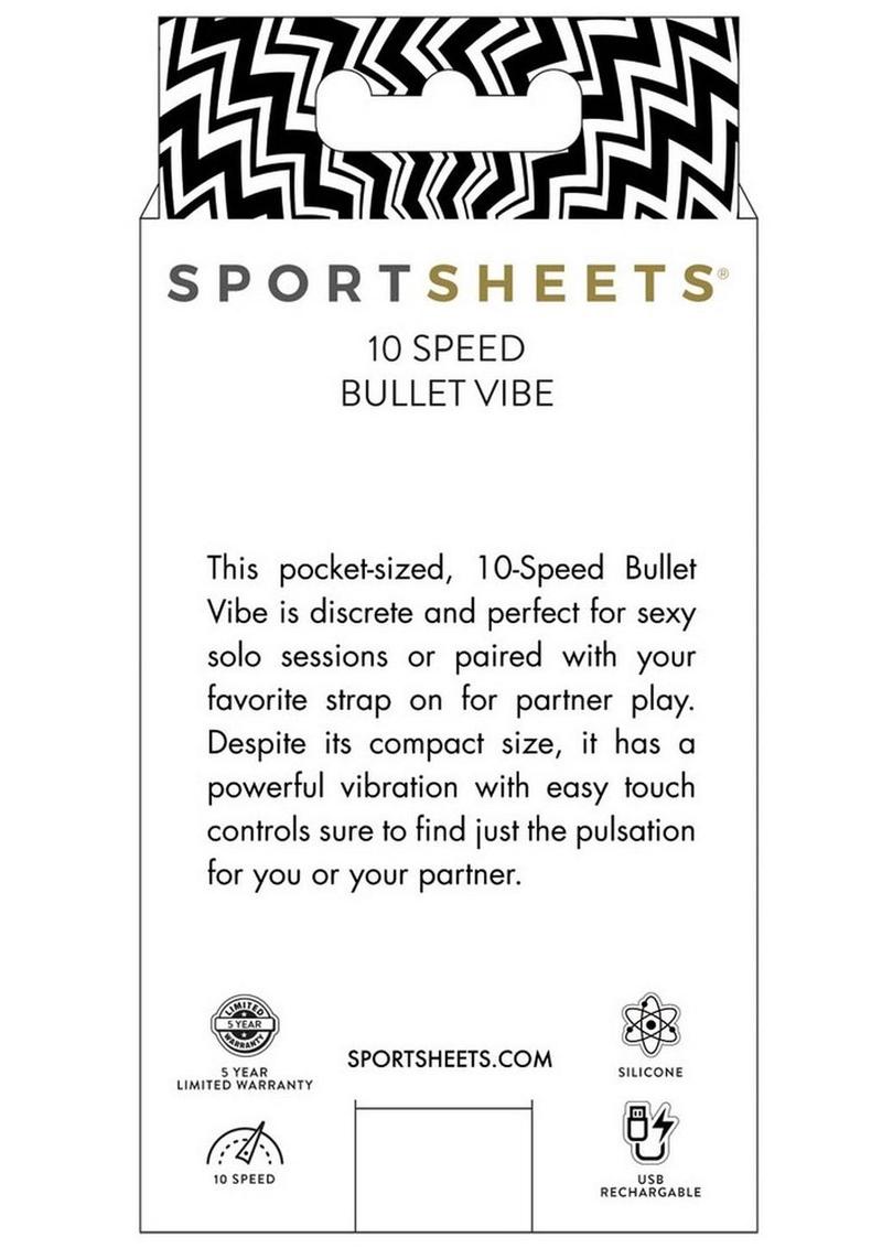 Sport Sheets Merge Collection 10 Speed Bullet Vibrator