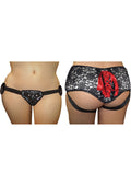 Sportsheets Curvy Collection Slate Lace Corset Strap-On