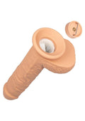 Squirting Fuck Stick Vibrating Silicone Dong with Suction Cup