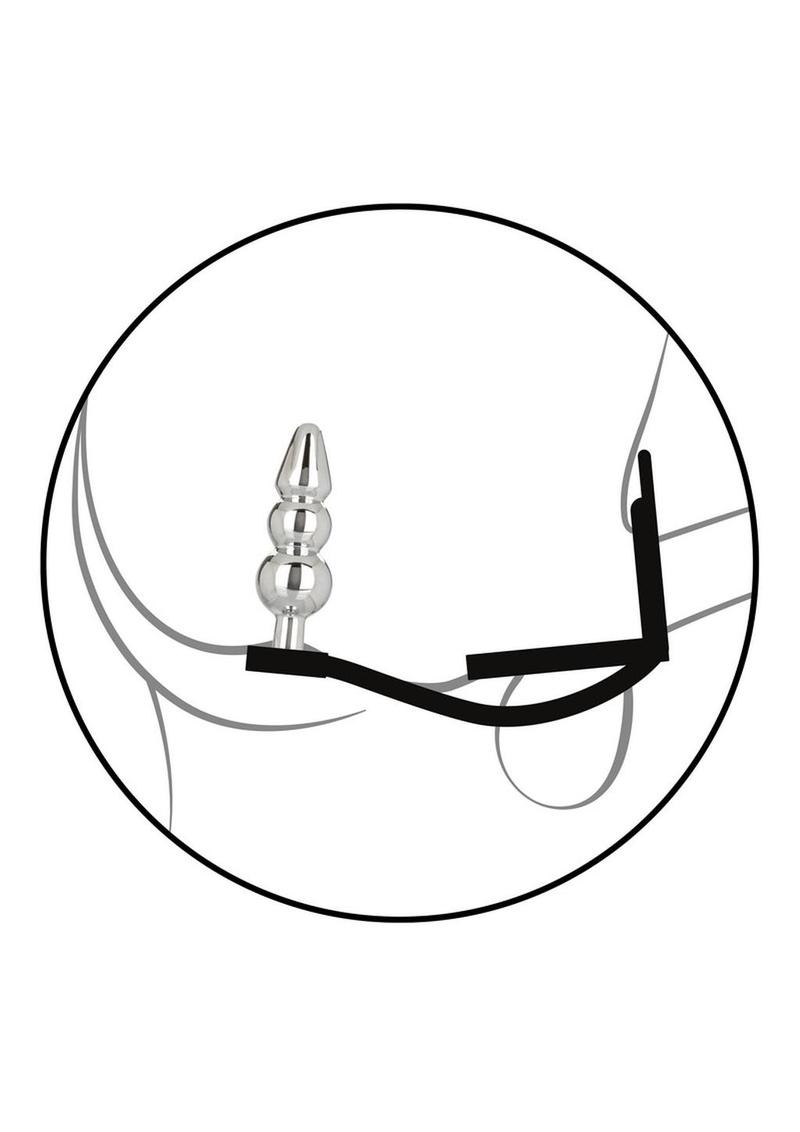 Star Fucker body-safe Beaded Plug with Silicone Dual Enhancer
