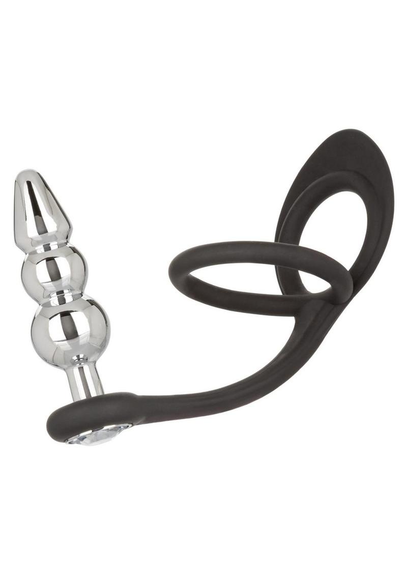 Star Fucker body-safe Beaded Plug with Silicone Dual Enhancer