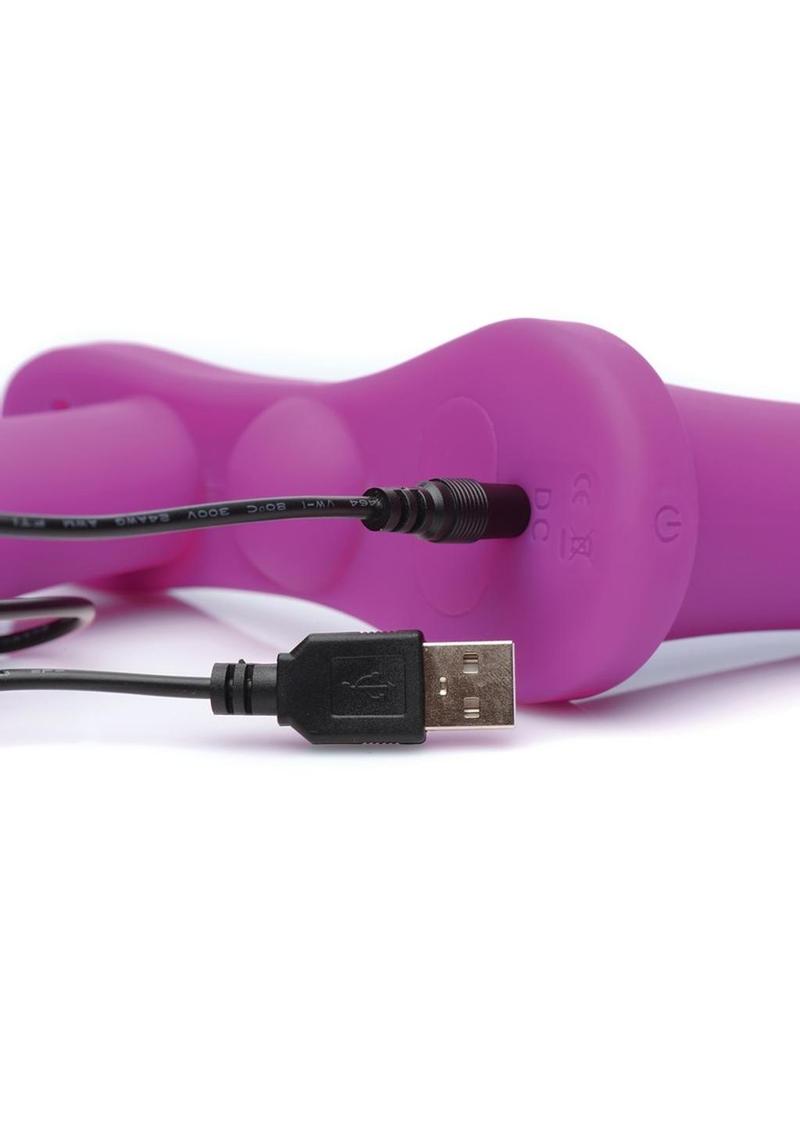 Strap U Double Take Vibrating Double Penetration Strap-On Harness