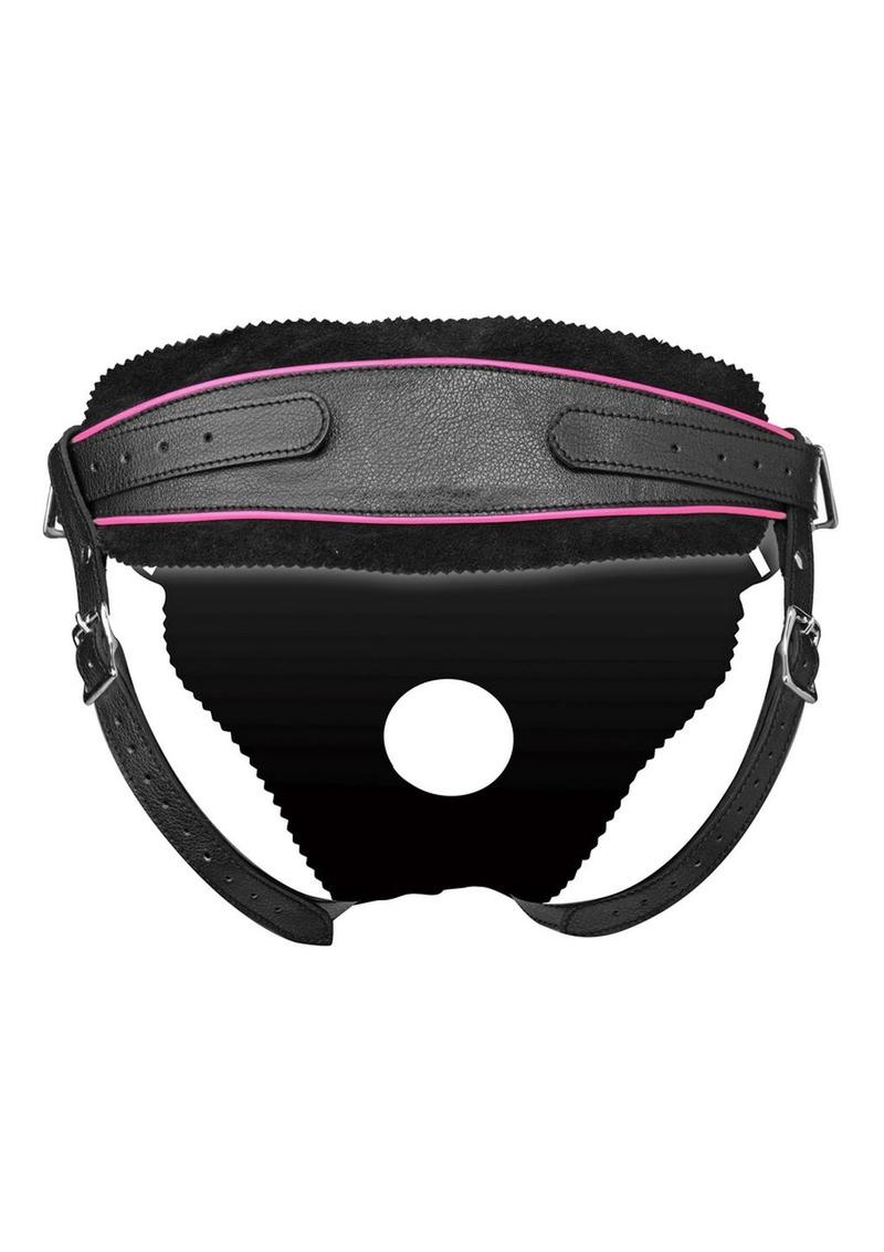 Strap U Flamingo Low Rise Strap-On Adjustable Leather Harness
