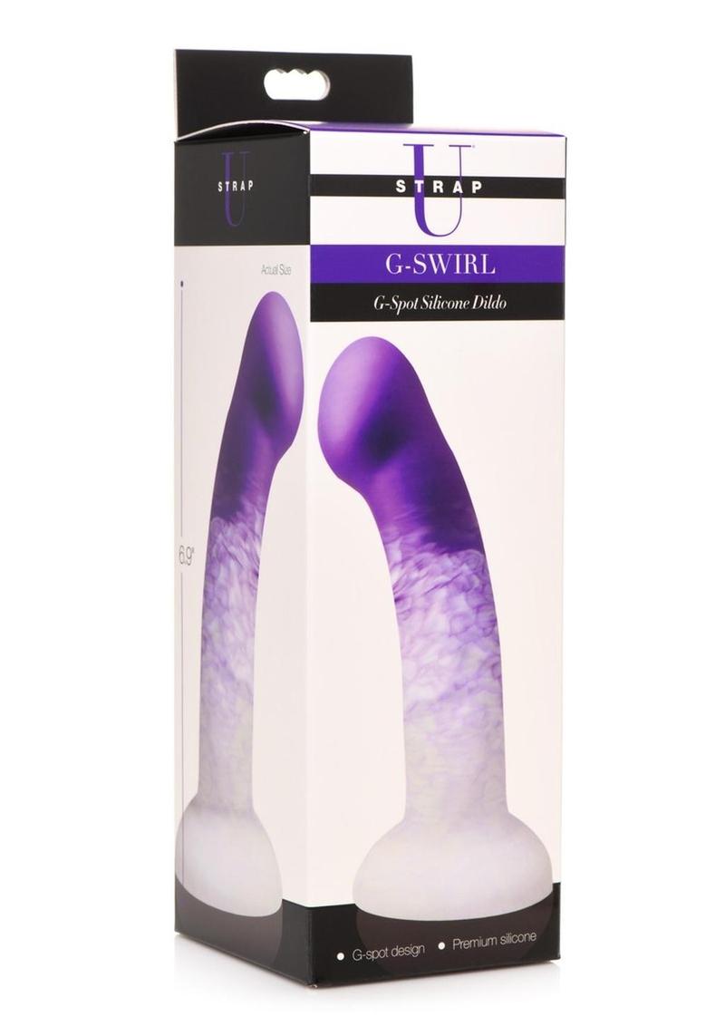 Strap U G-Swirl G-Spot And Body-Safe Silicone Dildo