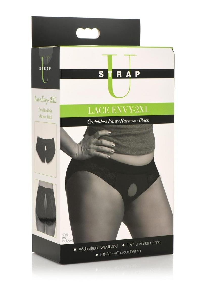 Strap U Lace Envy Crotchless Panty Harness