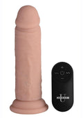 Strap U Power Player 28X Vibrating Rechargeable Silicone Dildo with Remote