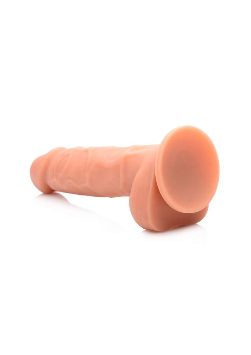 Strap U Power Pecker Silicone Dildo with Balls