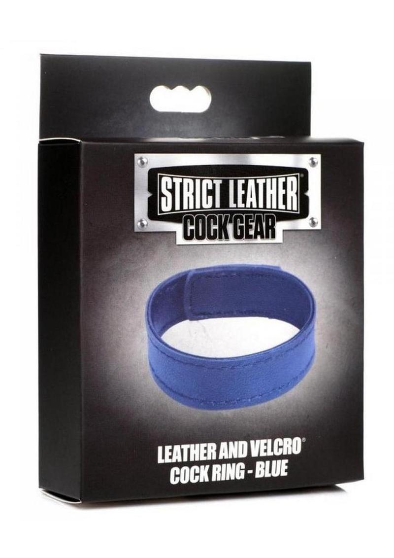 Strict Leather Leather And Velcro Cock Ring
