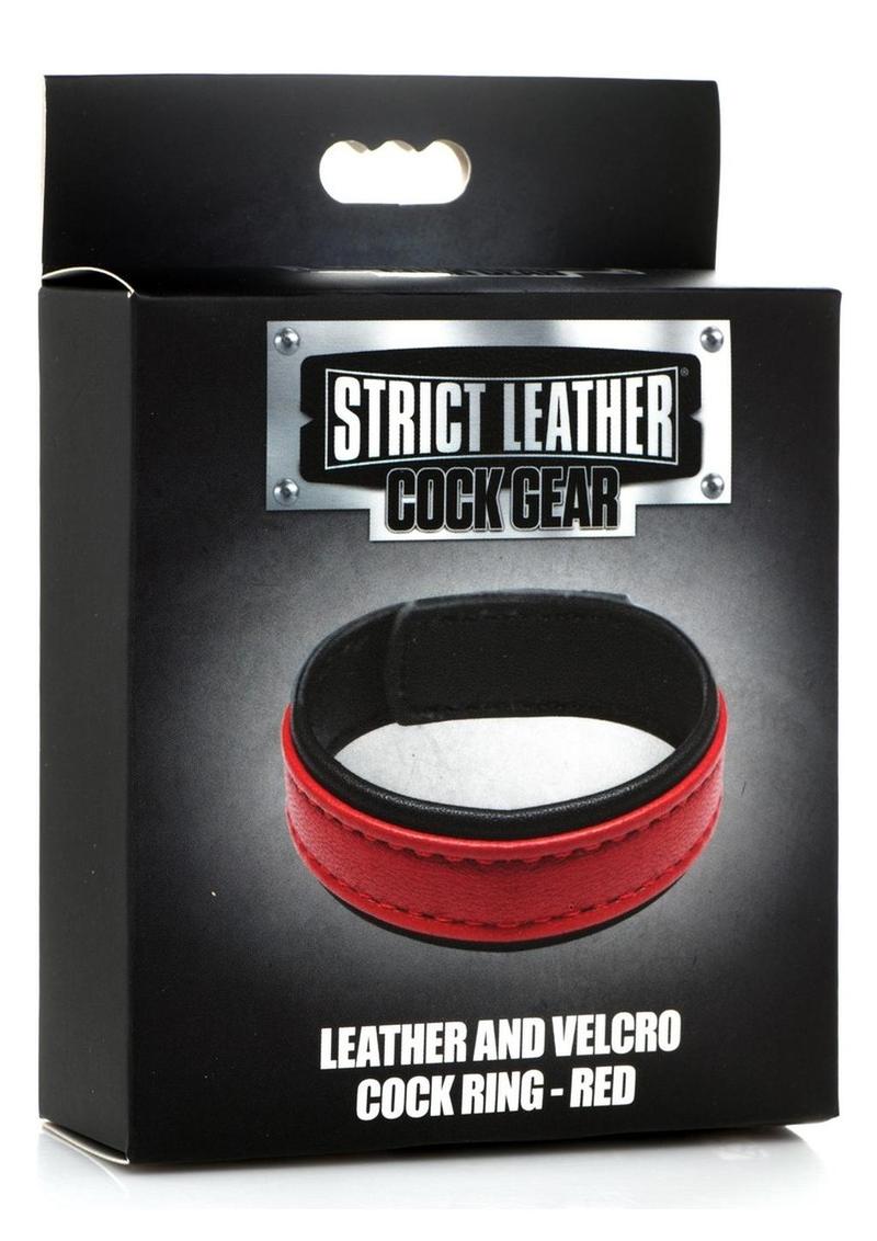 Strict Leather Leather And Velcro Cock Ring