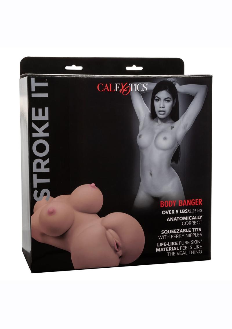 Stroke It Body Banger Masturbator Over 5 lbs Life-Like Skin