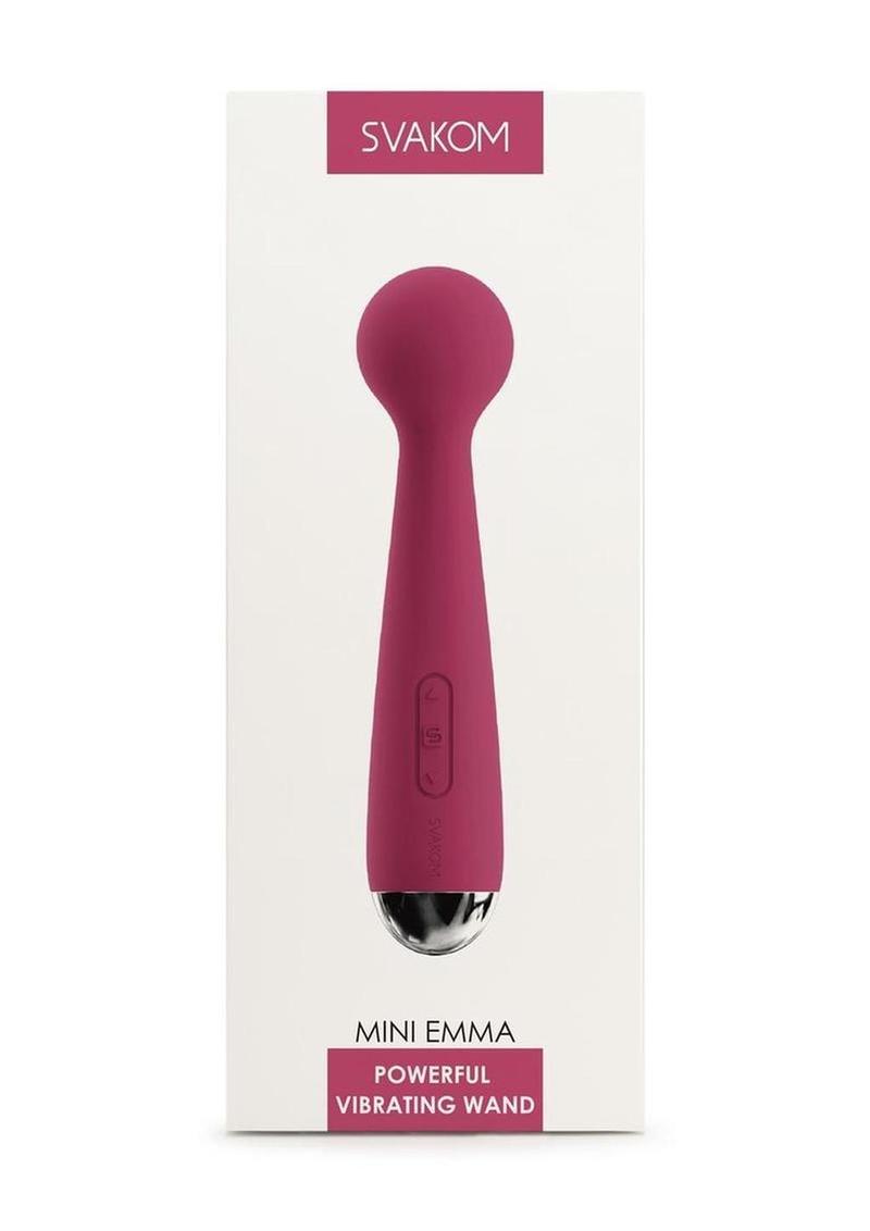 Svakom Mini Emma Wand Vibrator Compact Silicone Massager