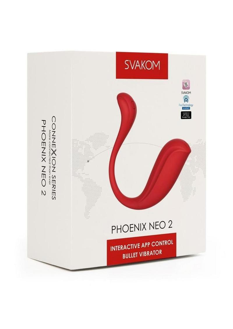 Svakom Phoenix Neo Interactive App Control Bullet Vibrator