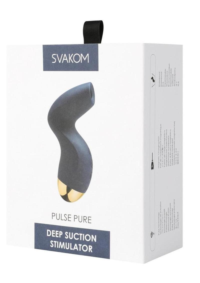 Svakom Pulse Pure Deep Suction Stimulator Silicone Rechargeable Toy