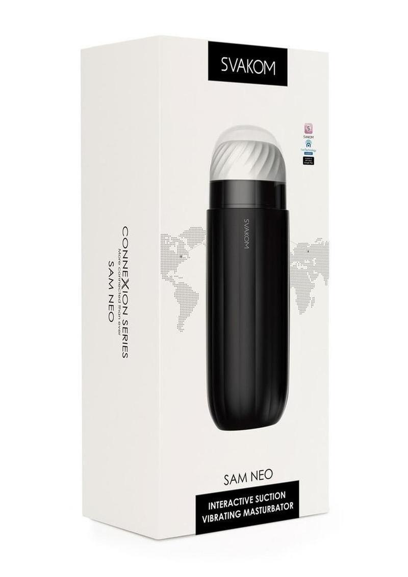 Svakom Sam Neo Interactive Suction Vibrating Masturbator