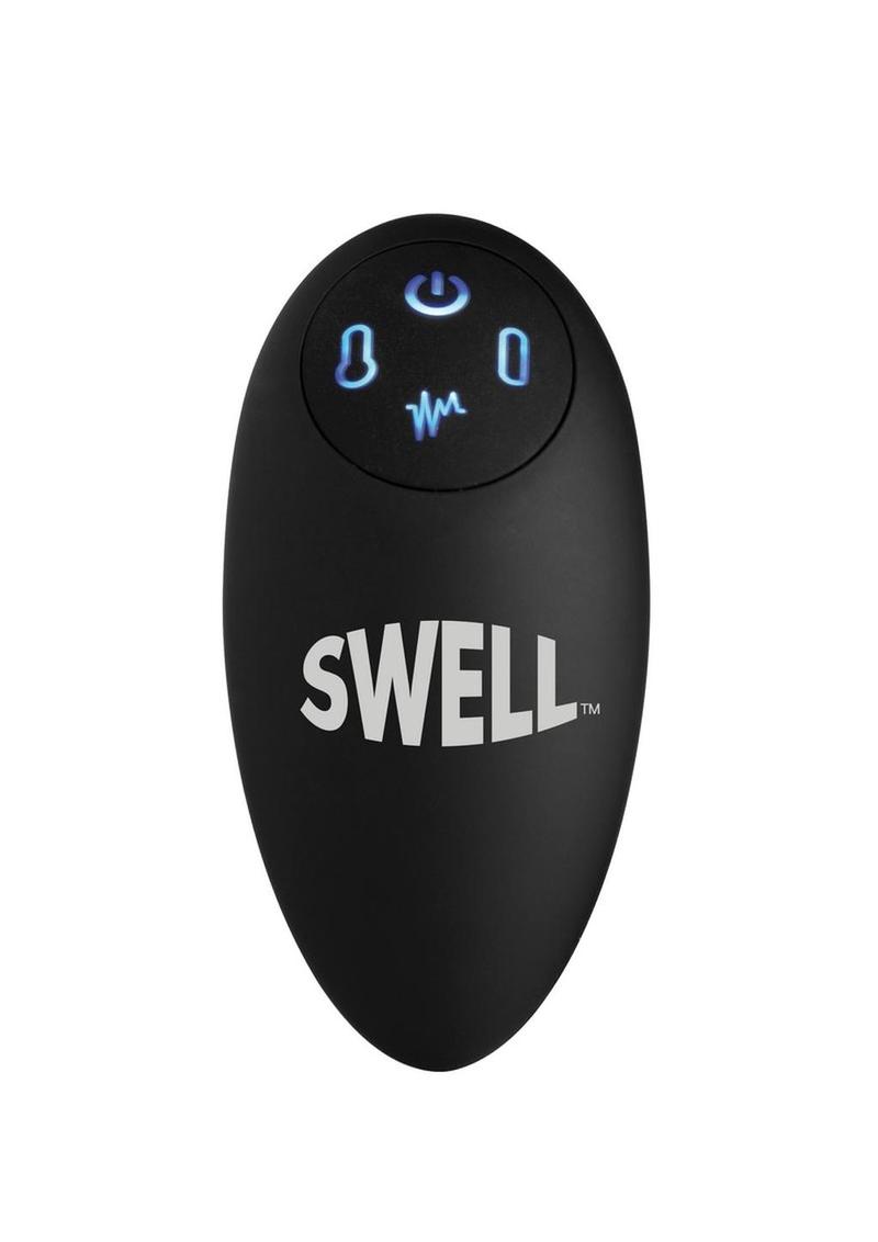 Swell Inflatable Vibrating Anal Plug With Remote Control