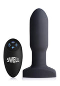 Swell 10x Inflatable Vibrating Silicone Rechargeable Prostate Plug with Remote Control -