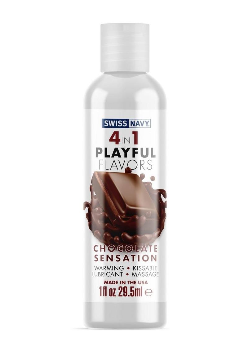 Swiss Navy 4 in 1 Playful Flavors Chocolate Sensation