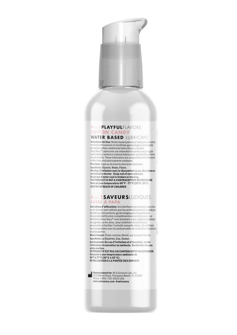 Swiss Navy 4-in-1 Cotton Candy Flavored Lubricant