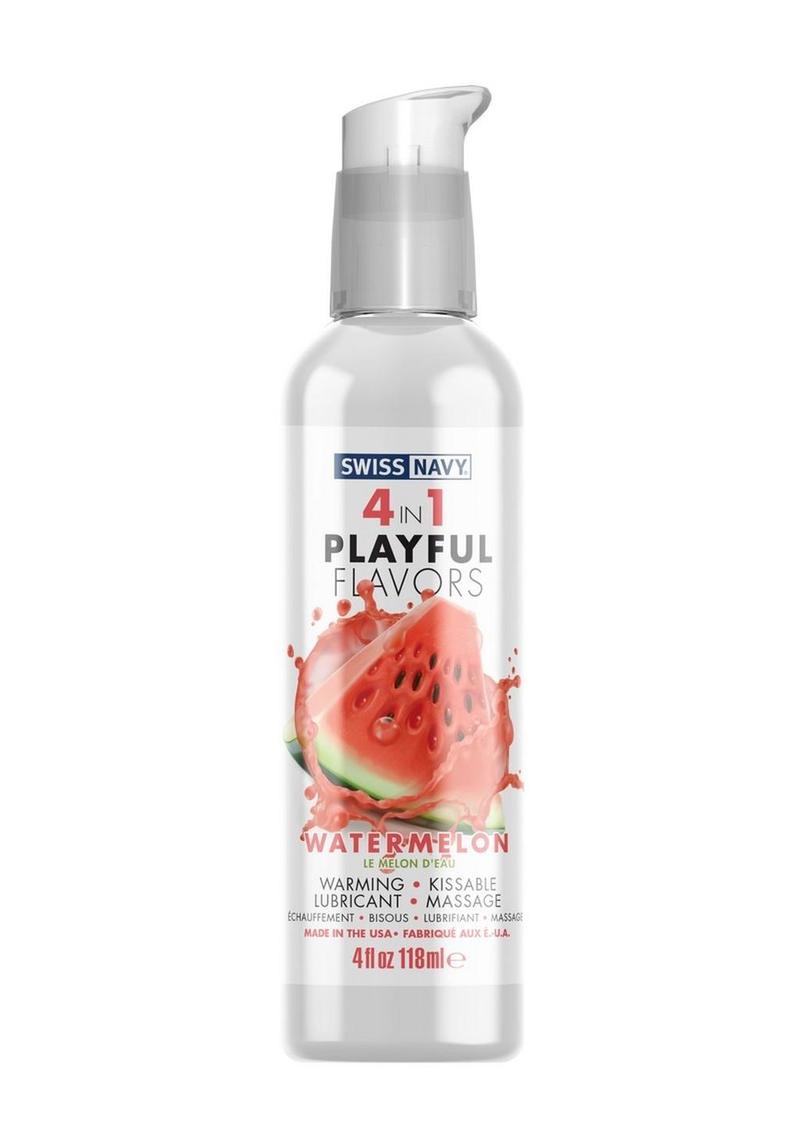 Swiss Navy 4-in-1 Playful Flavors Watermelon Lubricant