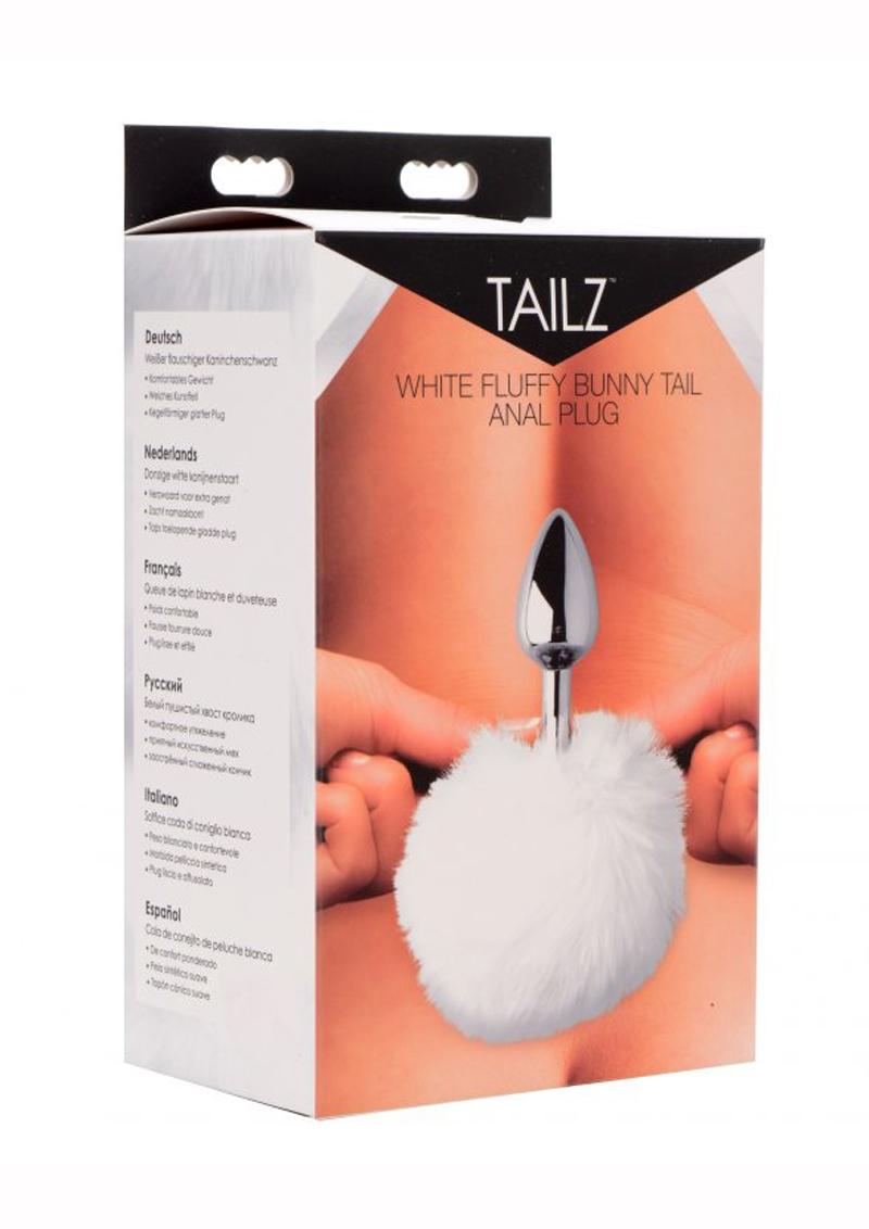 Tailz Fluffy Bunny Tail Pink Plush Rabbit Tail Anal Plug