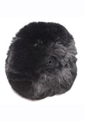 Tailz Interchangeable Black Bunny Tail Accessory Easy Snap-On