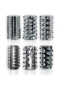 9's Crystalline Cock Sleeves 6 Stretchable Body-Safe TPR Sleeves