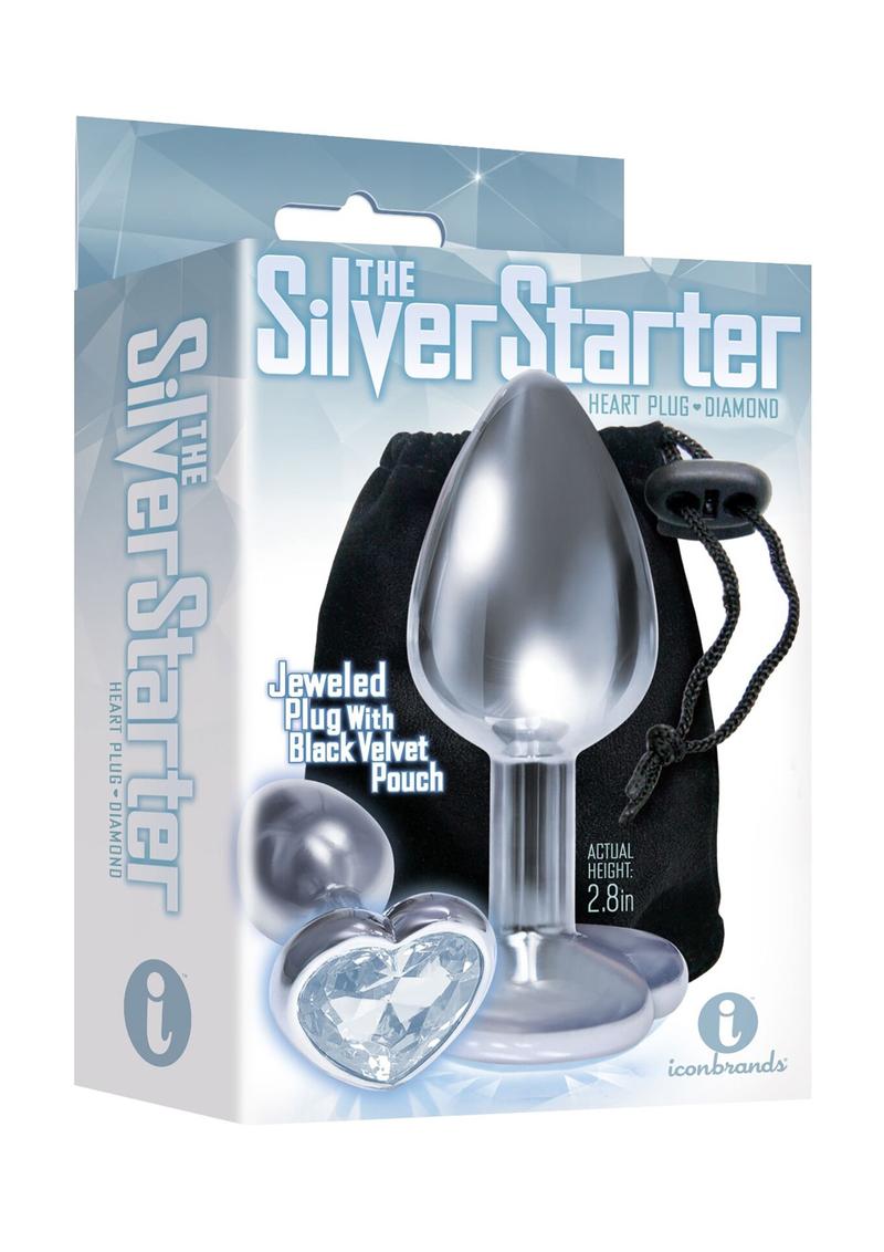 The Silver Starter Anodized Stainless Steel Butt Plug