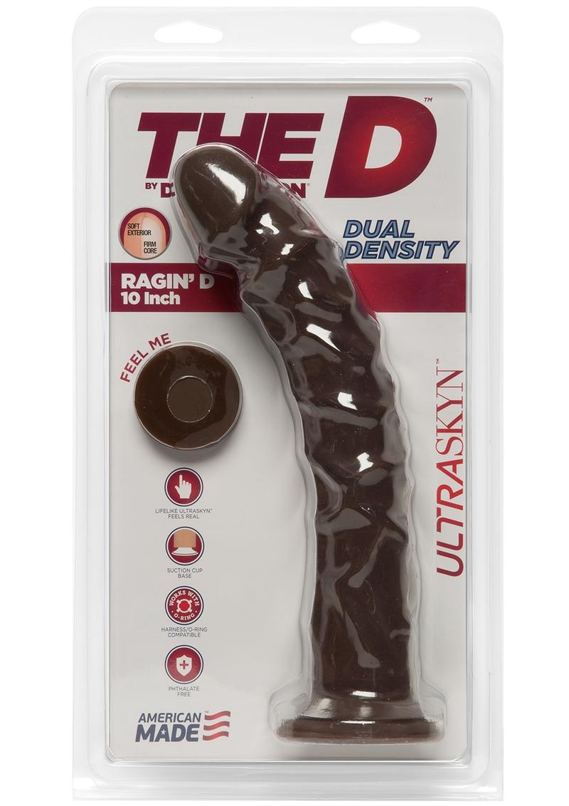 The D Ragin' D 10 Inch Dildo Dual Density Ultraskyn