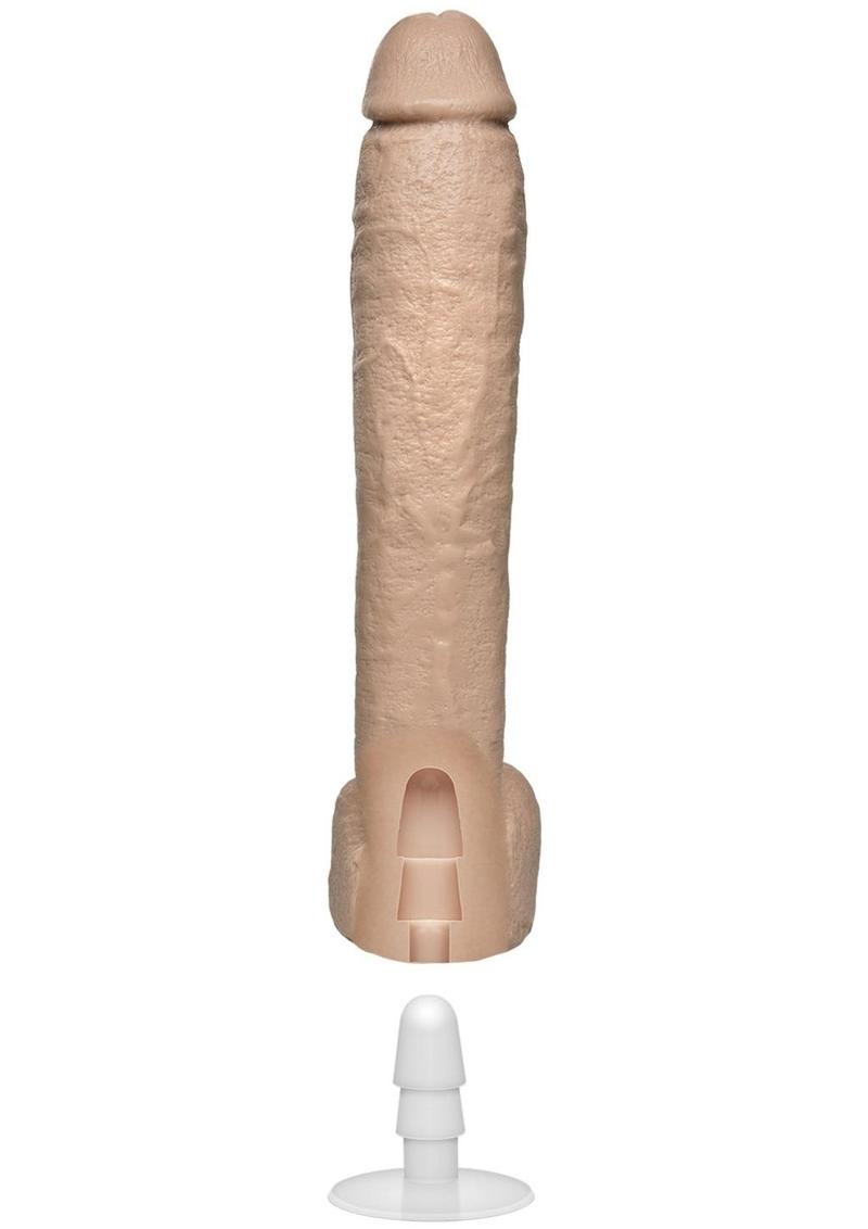 The Naturals Cock with Balls Vanilla by Doc Johnson