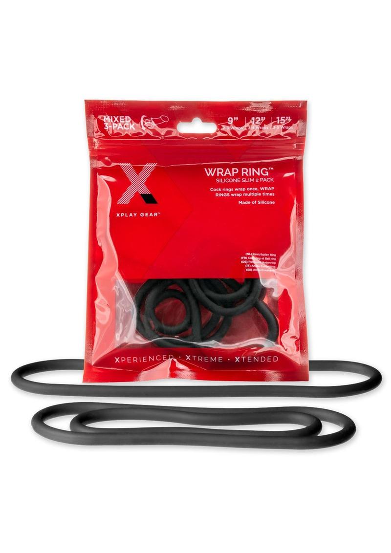 XPlay Wrap Ring Silicone Slim 3-Pack Mixed Sizes