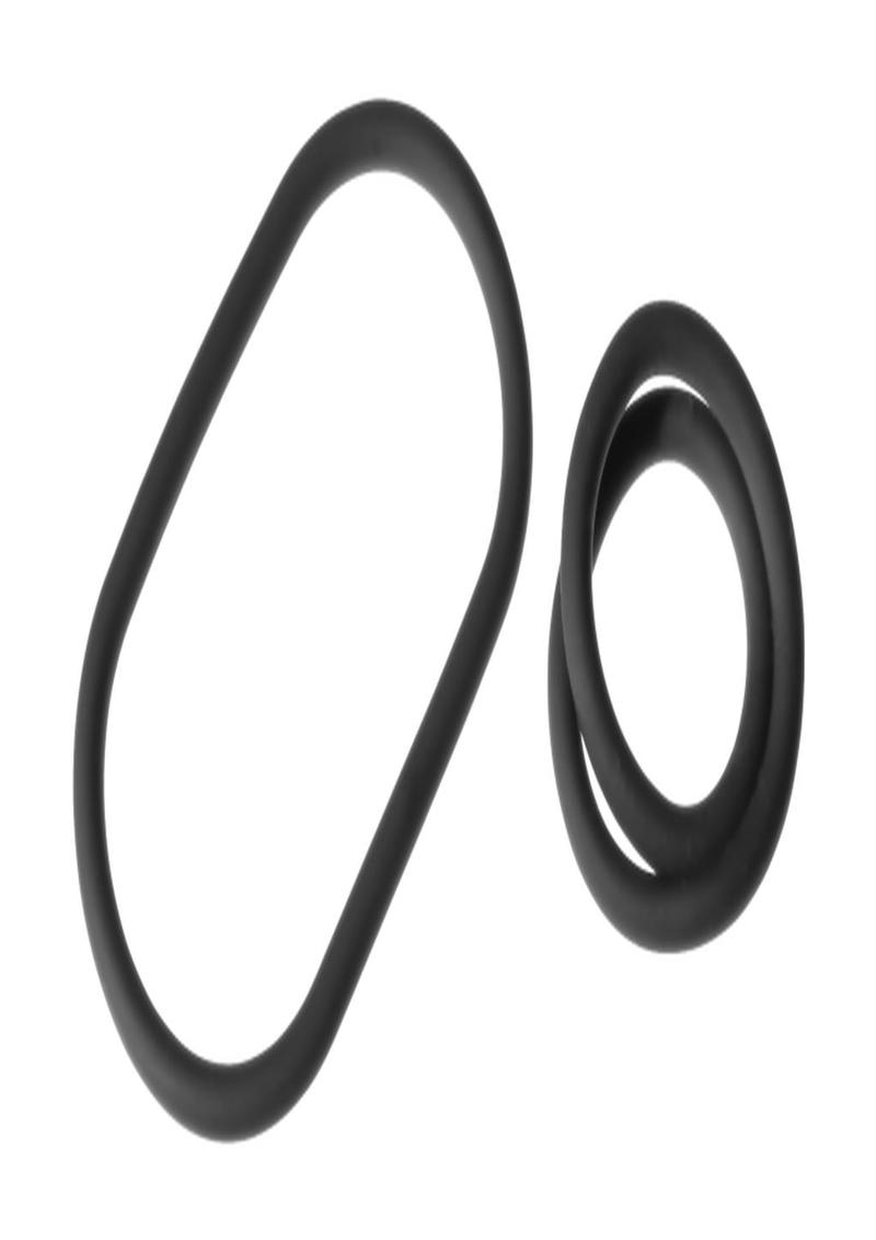 XPlay Wrap Ring Silicone Slim 2-Pack for Customizable Cock Rings
