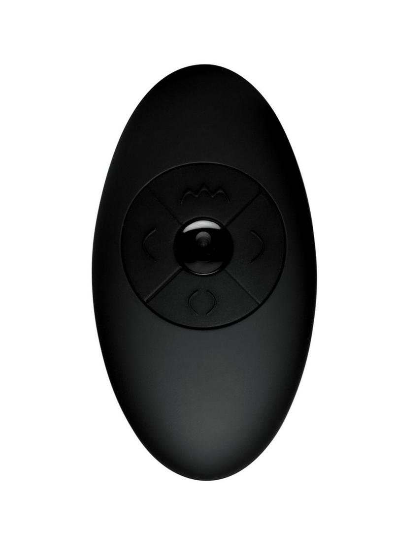ThunderPlugs Silicone Vibrating And Thrusting Plug with Remote