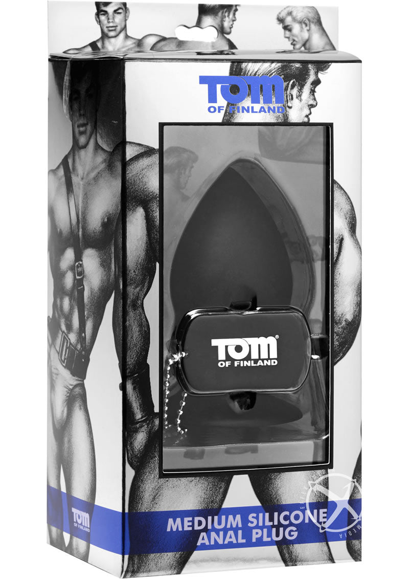 Tom of Finland Medium Silicone Anal Plug Premium Design