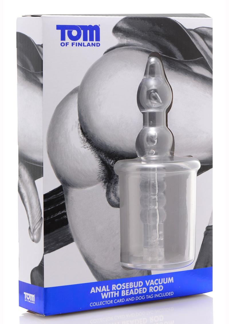 Tom of Finland Anal Rosebud Vacuum Kit with Beaded Rod