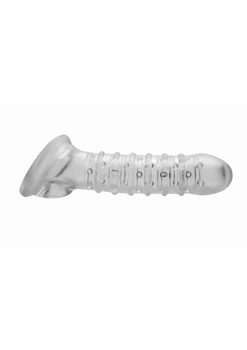 Tom of Finland Textured Girth Enhancer Clear Penis Sleeve