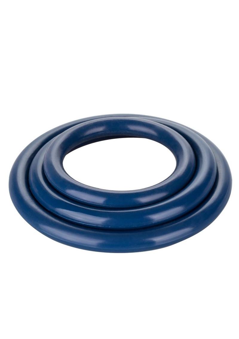 Tri Rings Multi Color Cock Ring Set